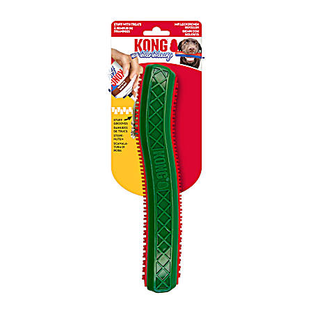 Holiday ChiChewy Zippz Large Dog Toy Reg Green