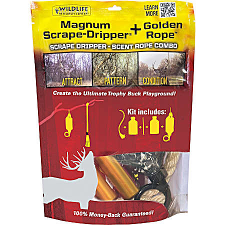 Golden Rope™ Scent Rope and Scrape Dipper Combo