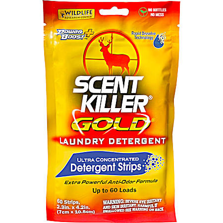 Scent Killer Gold Laundry Ultra Concentrated Detergent Strips
