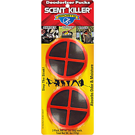 Scent Killer® Sports Spray Deodorizer Pucks - 2 Pk