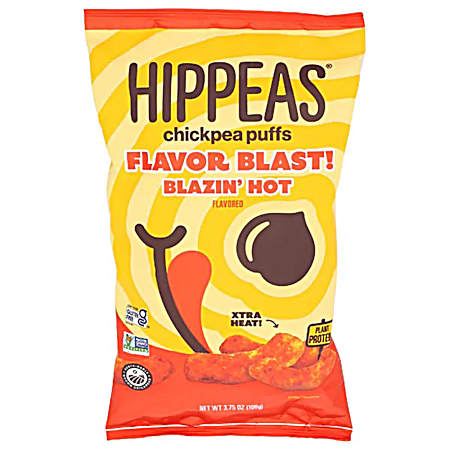 3.75 oz Chickpea Puffs Flavor Blast Blazin' Hot