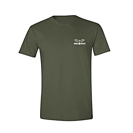 Men's Military Green United We Stand Short Sleeve Shirt