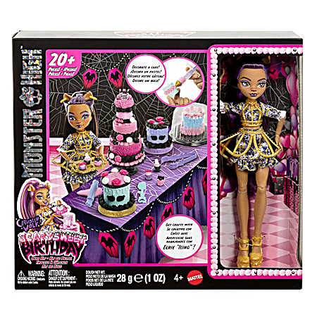 Monster High Scary Sweet Birthday Clawdeen Wolf Cake Kit