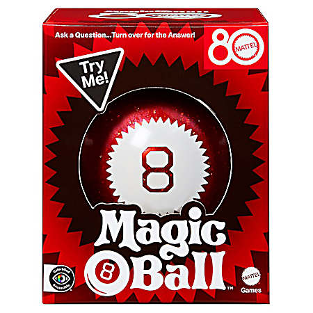 Magic 8 Ball Ruby Red Mattel 80th Anniversary Edition