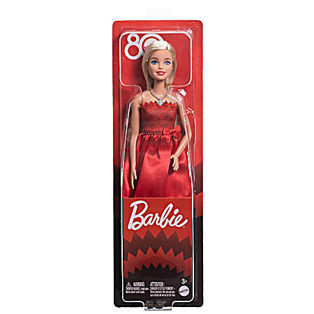 80th Anniversary Ruby-Red Celebration Fashion Doll