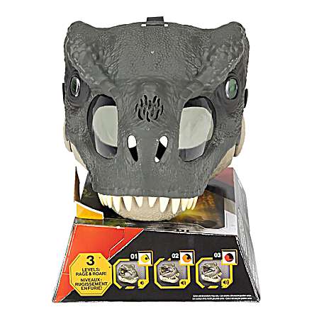 Rebirth T-Rex Rage N Roar Mask With Led Light Up Eyes