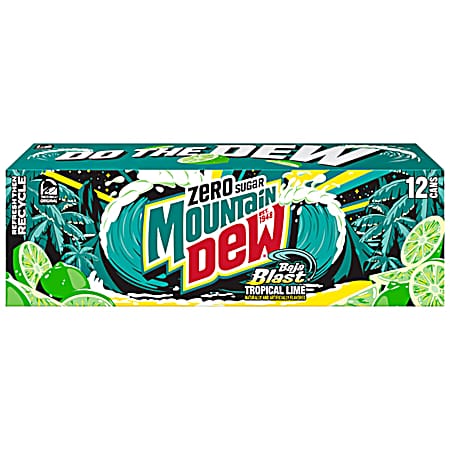 Baja Blast Zero Sugar Soda - 12 Pk