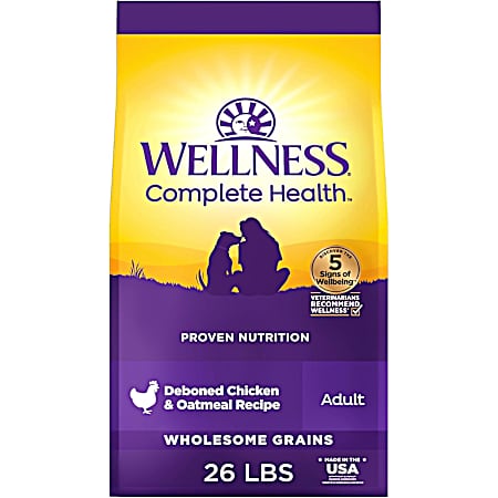 Complete Health Adult Deboned Chicken & Oatmeal Recipe Dry Dog Food, 26 lbs