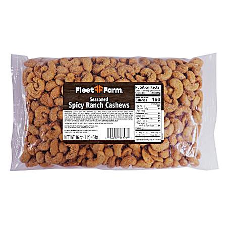 16 oz Seasoned Spicy Ranch Cashews