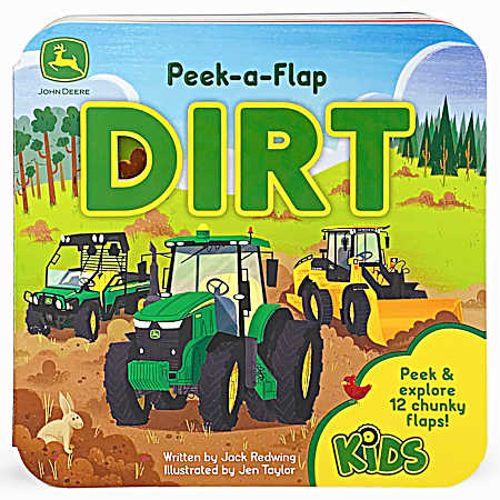 John Deere Dirt Peek-a-Flap Board Book