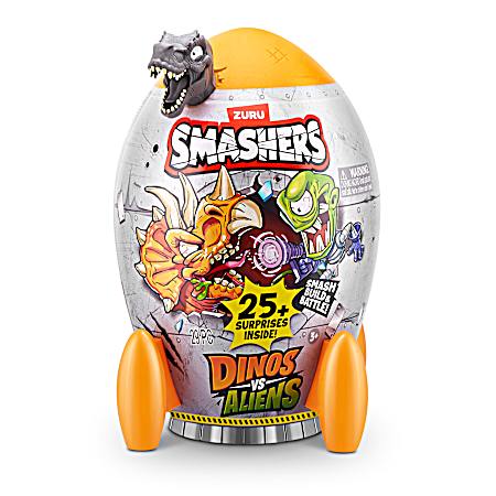 Dino vs Aliens in Rocket Ship Mystery Capsule