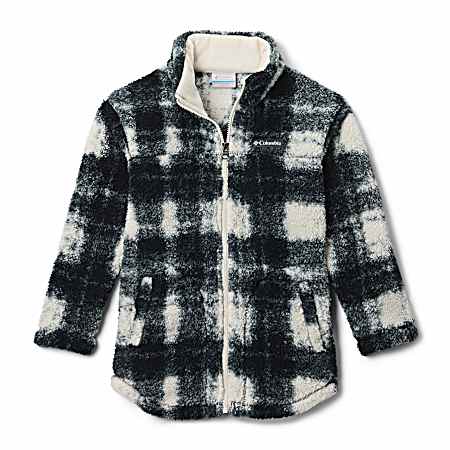 Girls' West Bend Printed Full Zip Fleece Jacket
