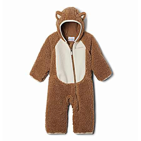 Infant Delta/Chalk Foxy Baby Sherpa Bunting