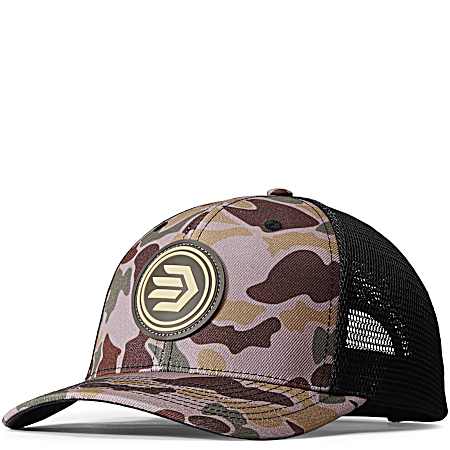 Men's Duck Camo Rubber Patch Cap