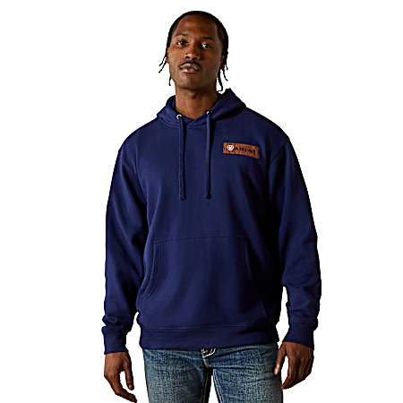 Men's Navy Woodshop Stack Hoodie