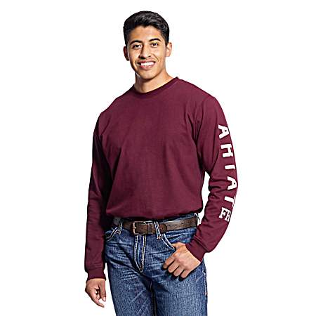 Men's Malbec Roughneck Skull Long Sleeve Shirt