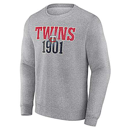 Men's Minnesota Twins Gray Heather Out Score Sweatshirt