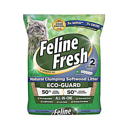 20 lbs Feline Fresh Clumping Cat Litter