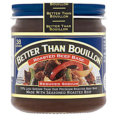 8 oz Reduced Sodium Roasted Beef Base