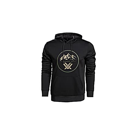 Men's Black Three Peaks Performance Hoodie