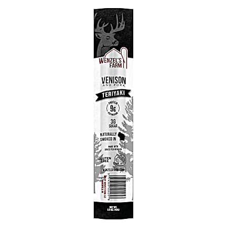 1.5 oz Venison Teriyaki Snack Stick