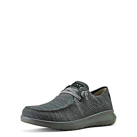 Men's Charcoal Knit Hilp Slip-On's