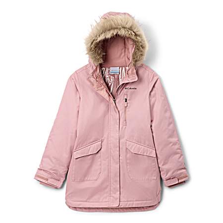 Girls' Eraser Pink Suttle Mountain Long Insulated Jacket