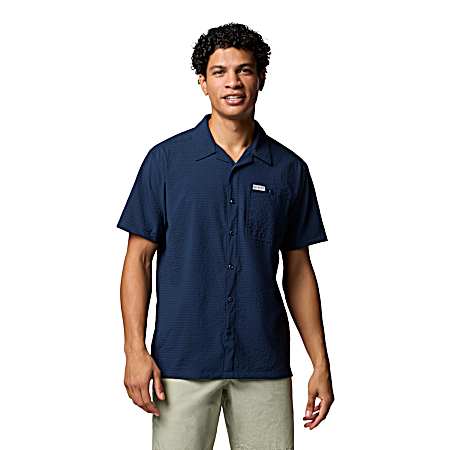 Men's Utilizer Button Front Short Sleeve Camp Shirt