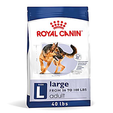 40 lbs Size Health Nutrition Large Adult Dry Dog Food