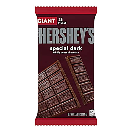7.37 oz Giant Special Dark Chocolate with Almonds Candy Bar