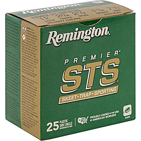 12 Gauge Premier STS Target 2-3/4'' 7.5 Shot Shotshells - 25 Rounds