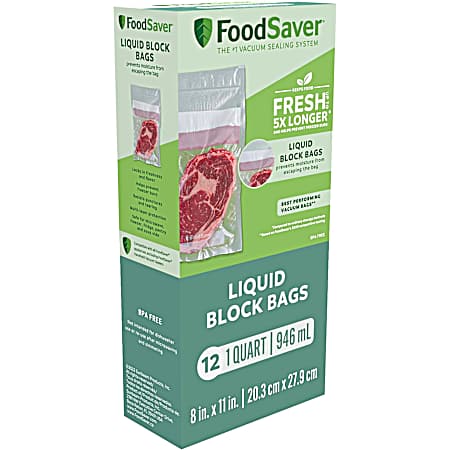 1 Qt. Liquid Block Bags