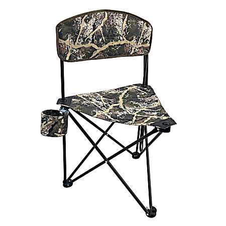 Tri-lite Shooter's Stool with Back - Ranger Camo