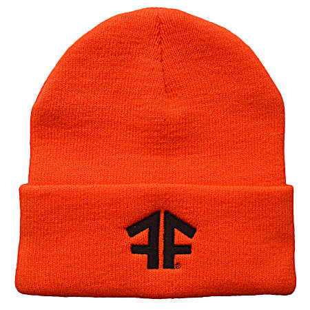 Kids' Blaze Orange Logo Cuff Hat