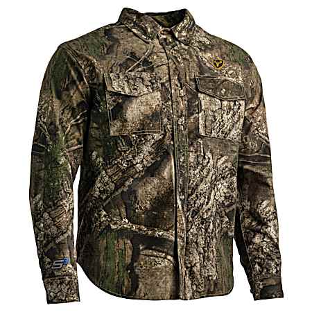 Men's Realtree APX Field Button Front Long Sleeve Shirt