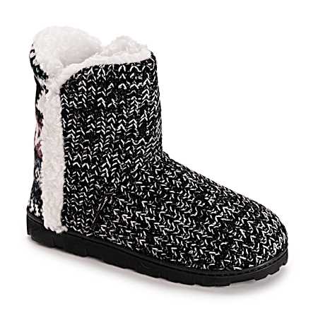 Women's Black Multi Cheyenne Slipper Boots
