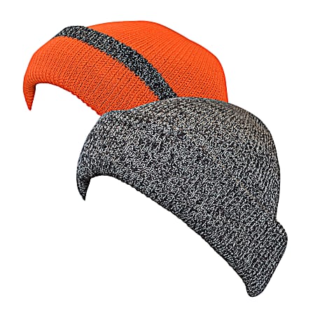 Men's Brown Camo/Blaze Orange Reversible Fat Cap