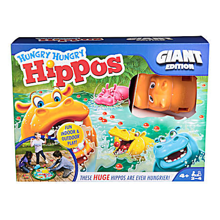 Hungry Hungry Hippos Game Giant Edition