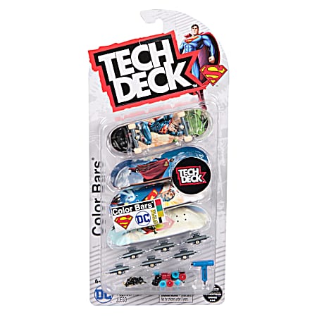 Superman Fingerboard 4 Pk