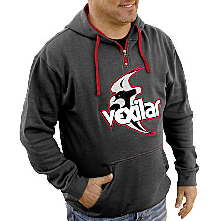 Men's Charcoal Heavyweight 1/4 Zip Hoodie