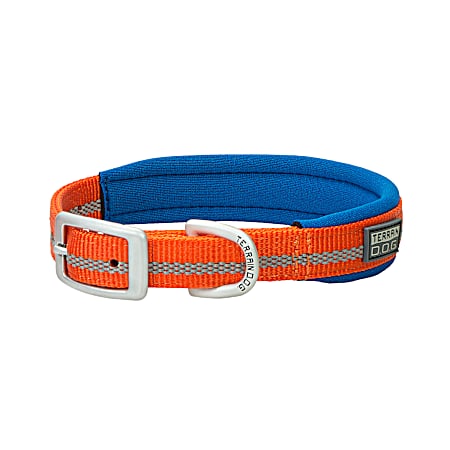 3/4 in x 15 in Reflective Neoprene Lined Collar for Dogs