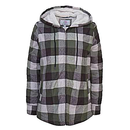 Women's Sherpa Lined Full Zip Hoodie