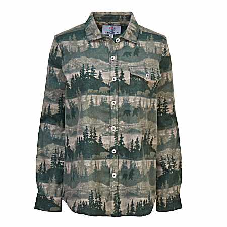 Women's Legend Long Sleeve Button Front Flannel