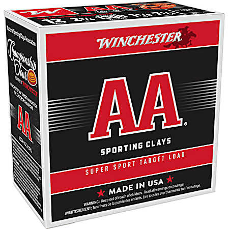 12 Gauge AA Super Sport Target Loads 2-3/4