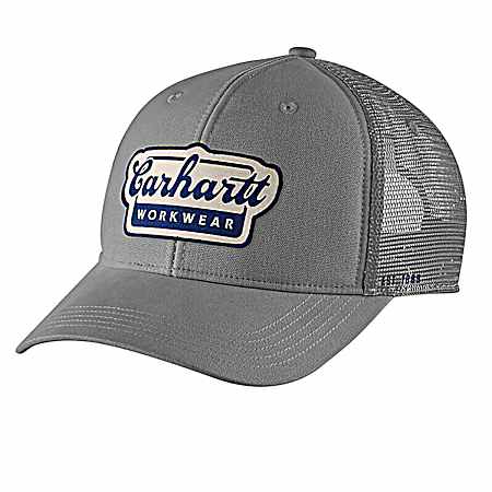 Men's Steel Rugged Flex Twill Mesh Back Patch Cap