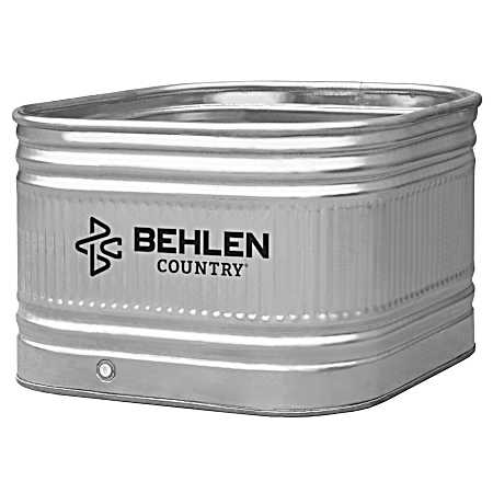 105 Gal Square Galvanized Stock Tank