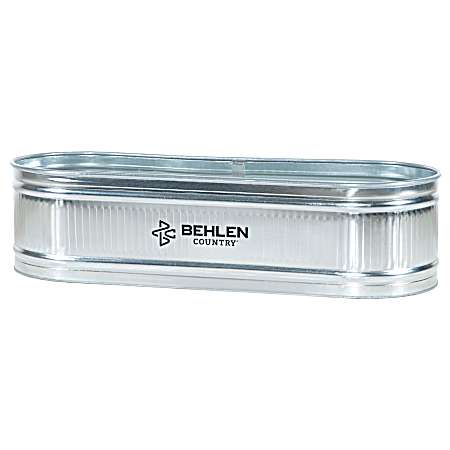 294 Gal Galvanized Round End Stock Tank
