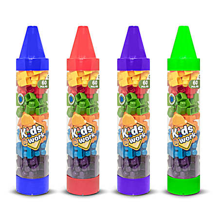 Crayon of Blocks - 60 Pc. Assorted