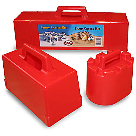 3 pc Snow & Sand Castle Kit - Assorted