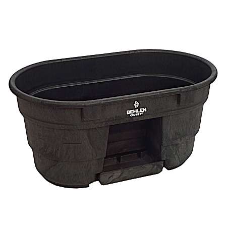 100 Gal Poly Stock Tank With Hog Waterer